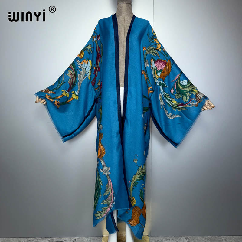 Cover Up Kaftan - فستان ماكسي بوهو من WINYI Africa،